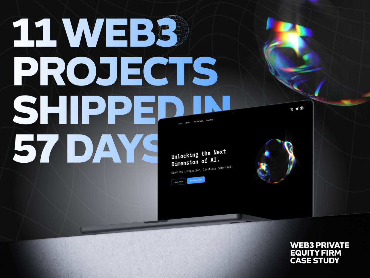 How We Built 11 Branded Websites in 57 Days: Web3 Private Equity Brand Design & Website Development Case Study