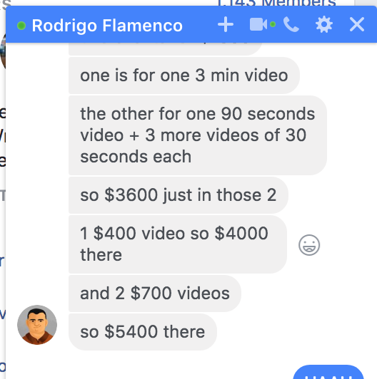 $5K+ Rodrigo — $5K+ Rodrigo