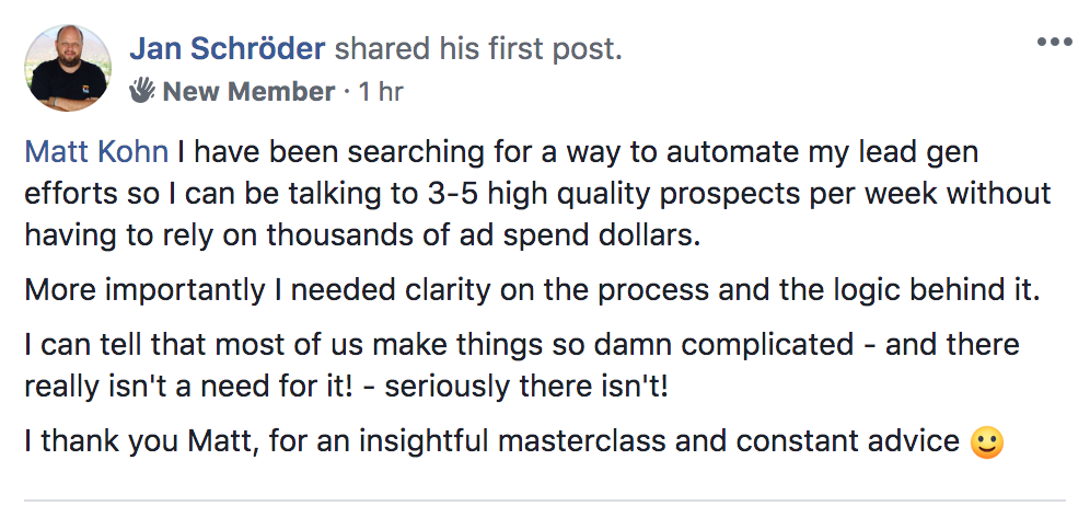 MASTERCLASS — MASTERCLASS